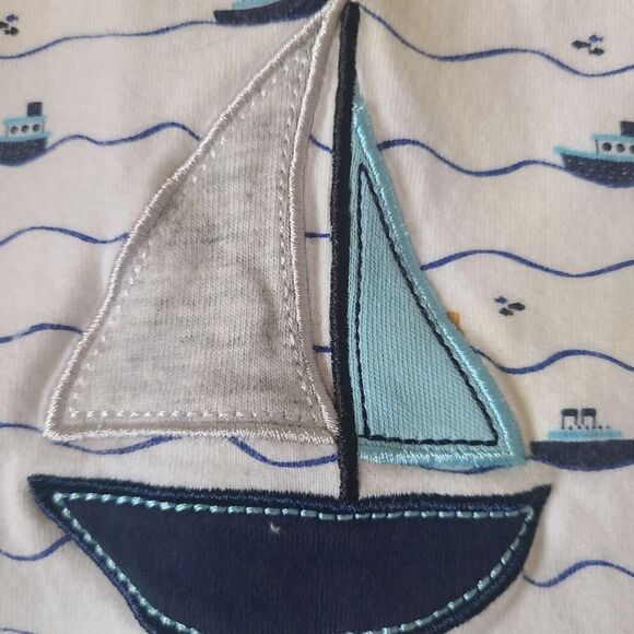 Starting Out Sailboat One-Piece sz 3 mos - Picture 3 of 7